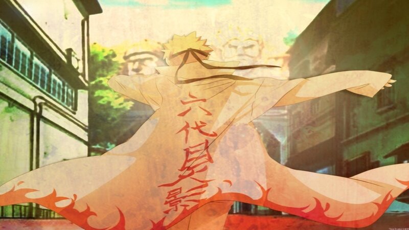 Anime Character in Cloak — Orange, Dramatic