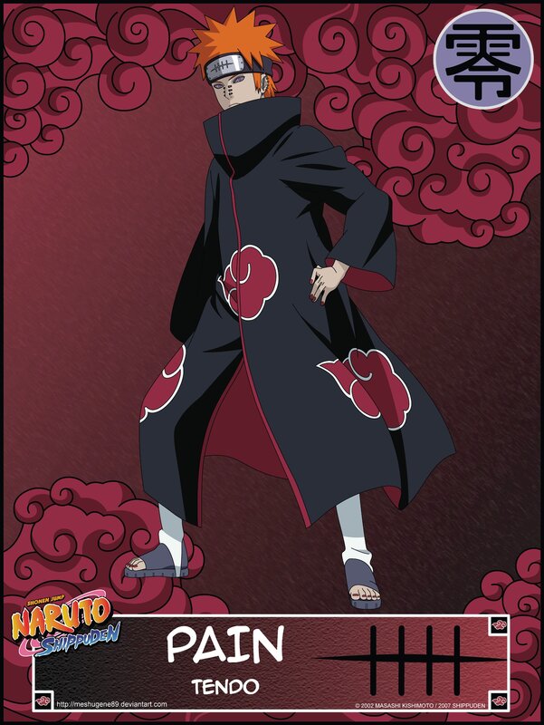 Anime Character in Cloak — Red, Dramatic, Clouds