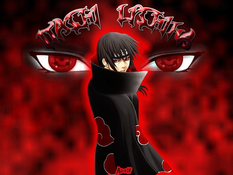 Anime Character in Cloak — Red, Dramatic, Digital Art