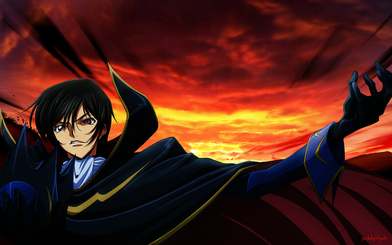 Anime Character in Cloak — Red