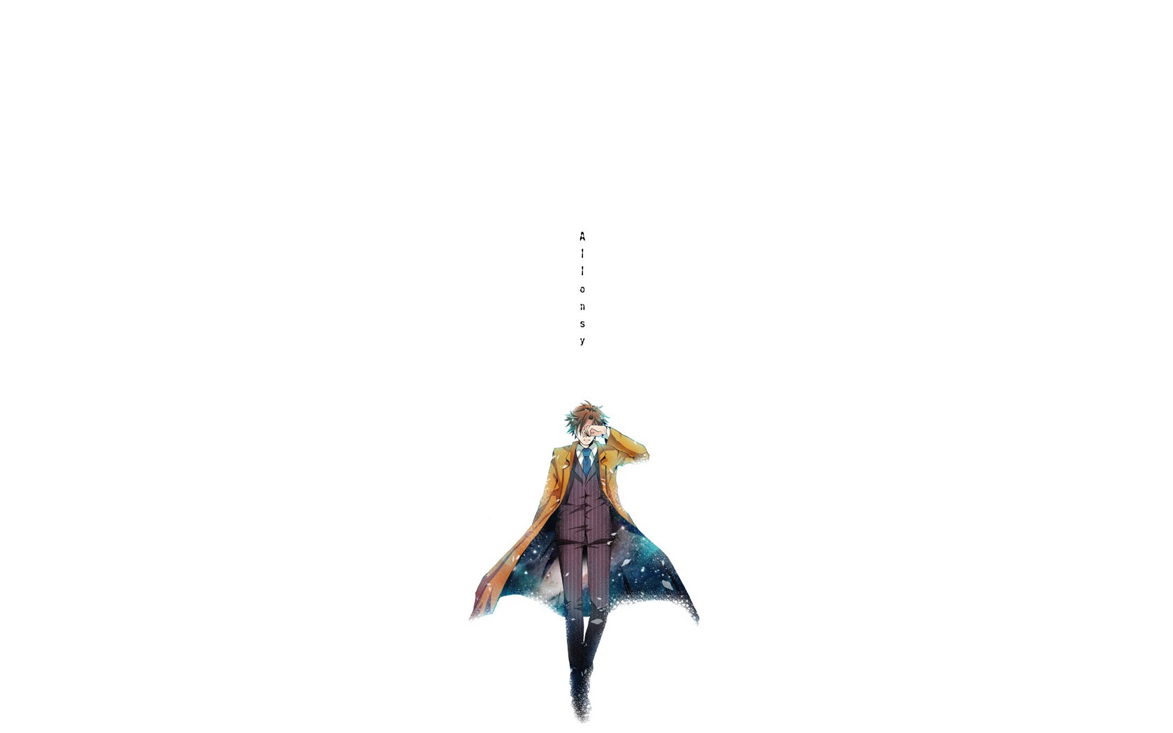 anime character in coat