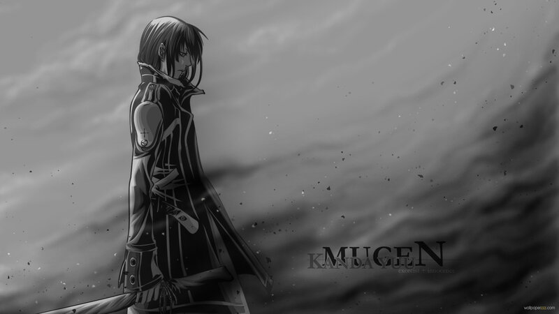 Anime Character in Coat — Black, Dramatic, Manga, Sword