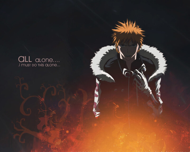 Anime Character in Coat — Black