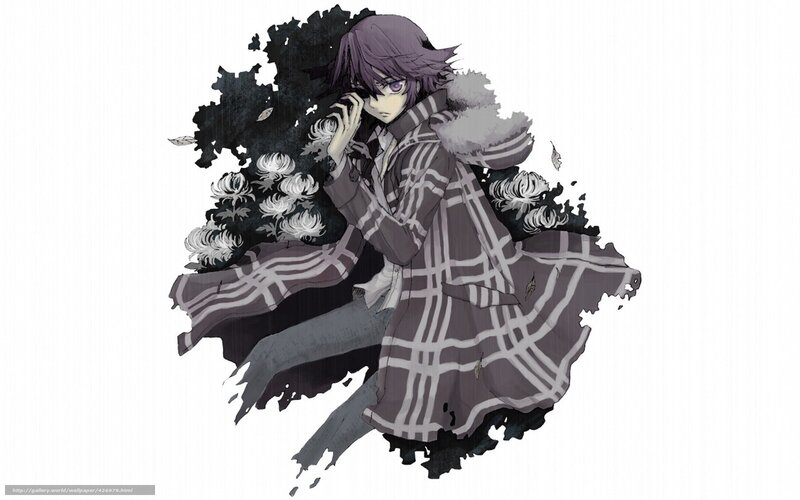 Anime Character in Coat — Gray