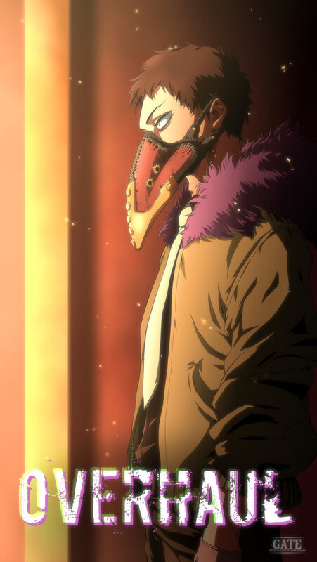 Anime Character in Coat — Orange, Dramatic