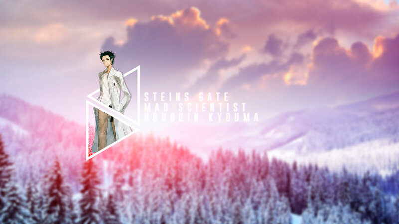 Anime Character in Coat — Pink, Dramatic, Winter