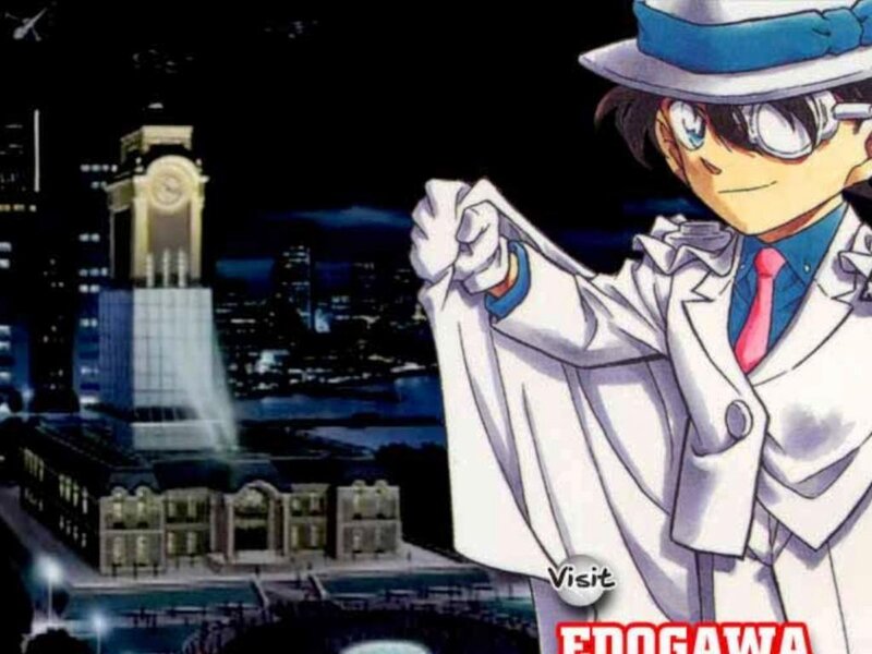 Anime Character in Coat — White, Dramatic