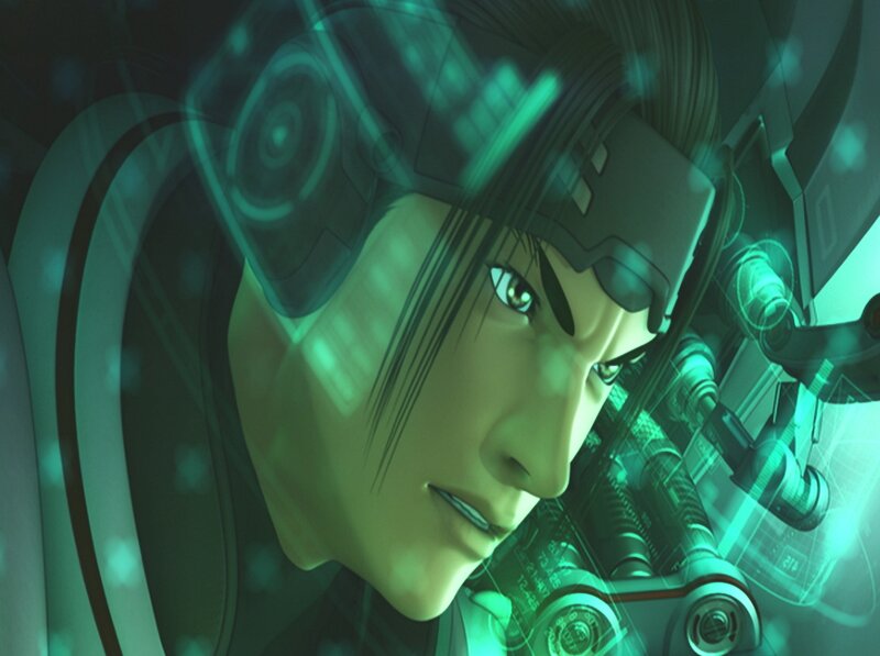 Anime Character in Cockpit — Green