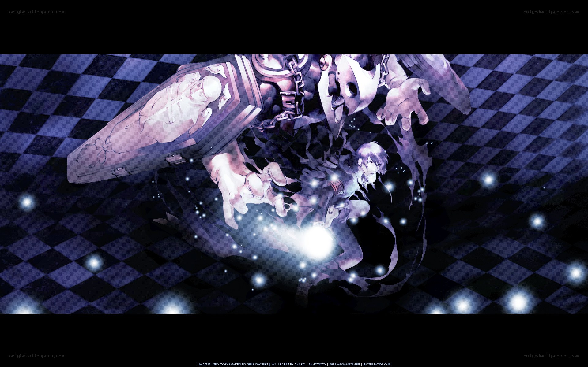 Anime character in coffin battle