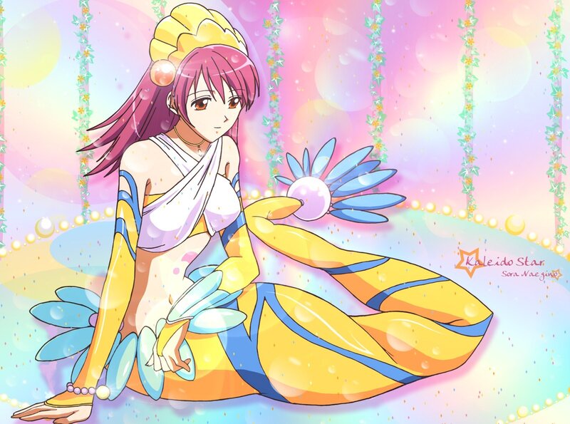 Anime character in colorful dress
