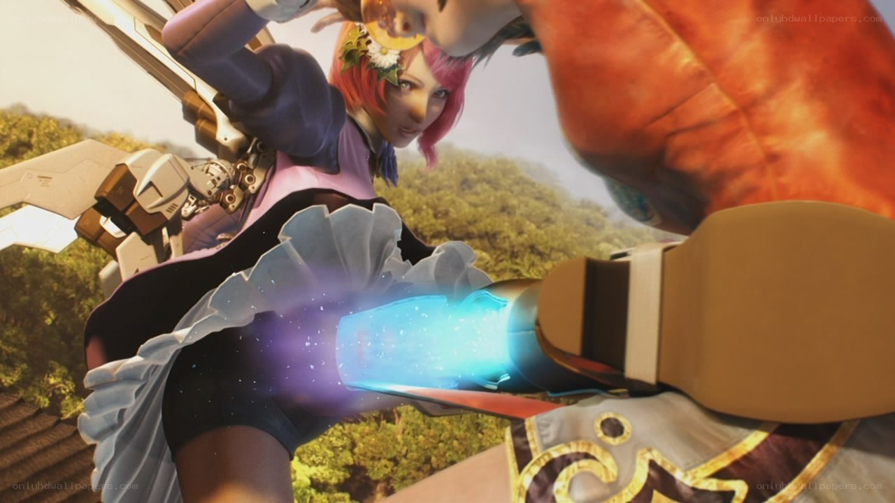 anime character in combat