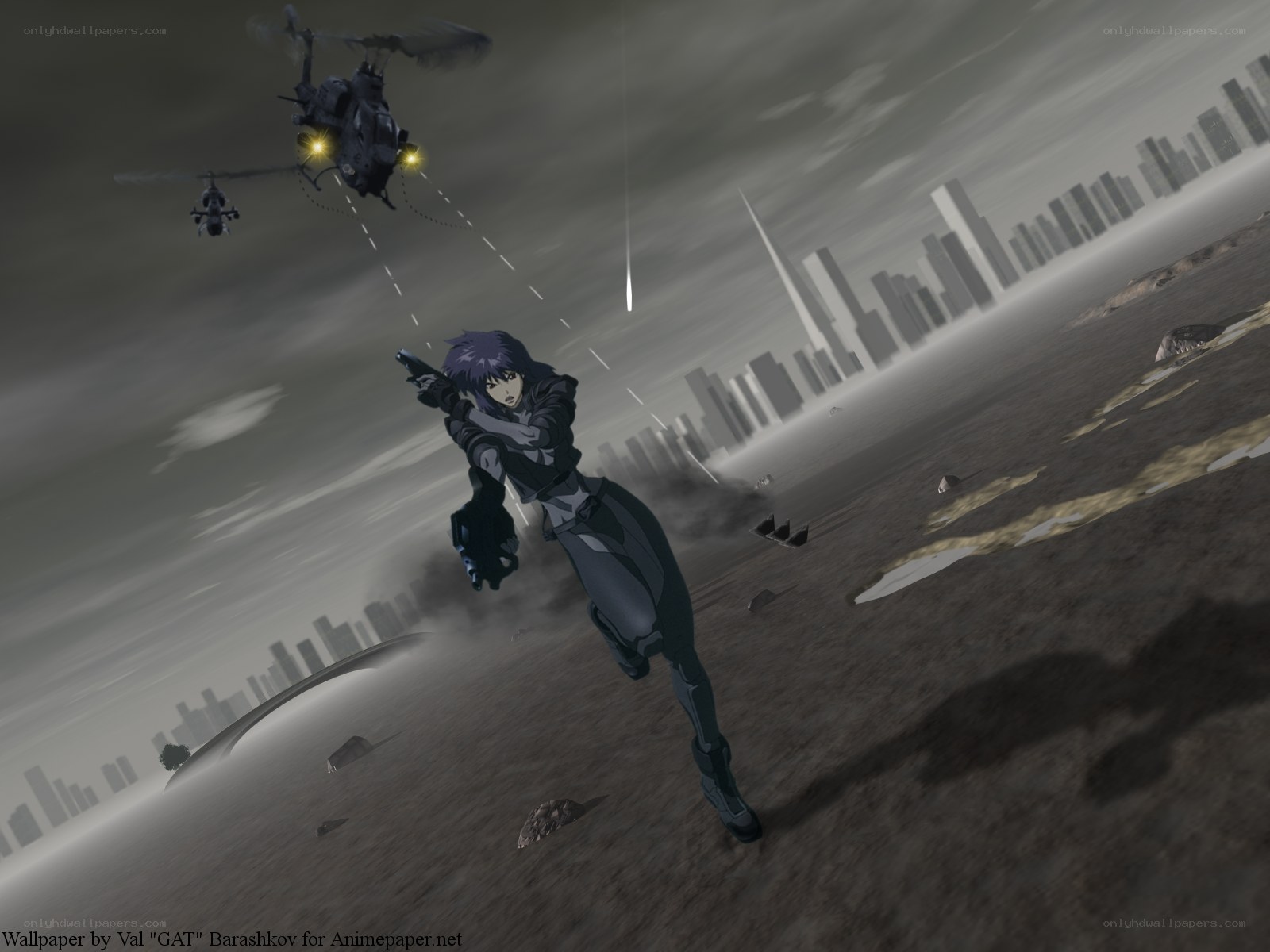 anime character in combat