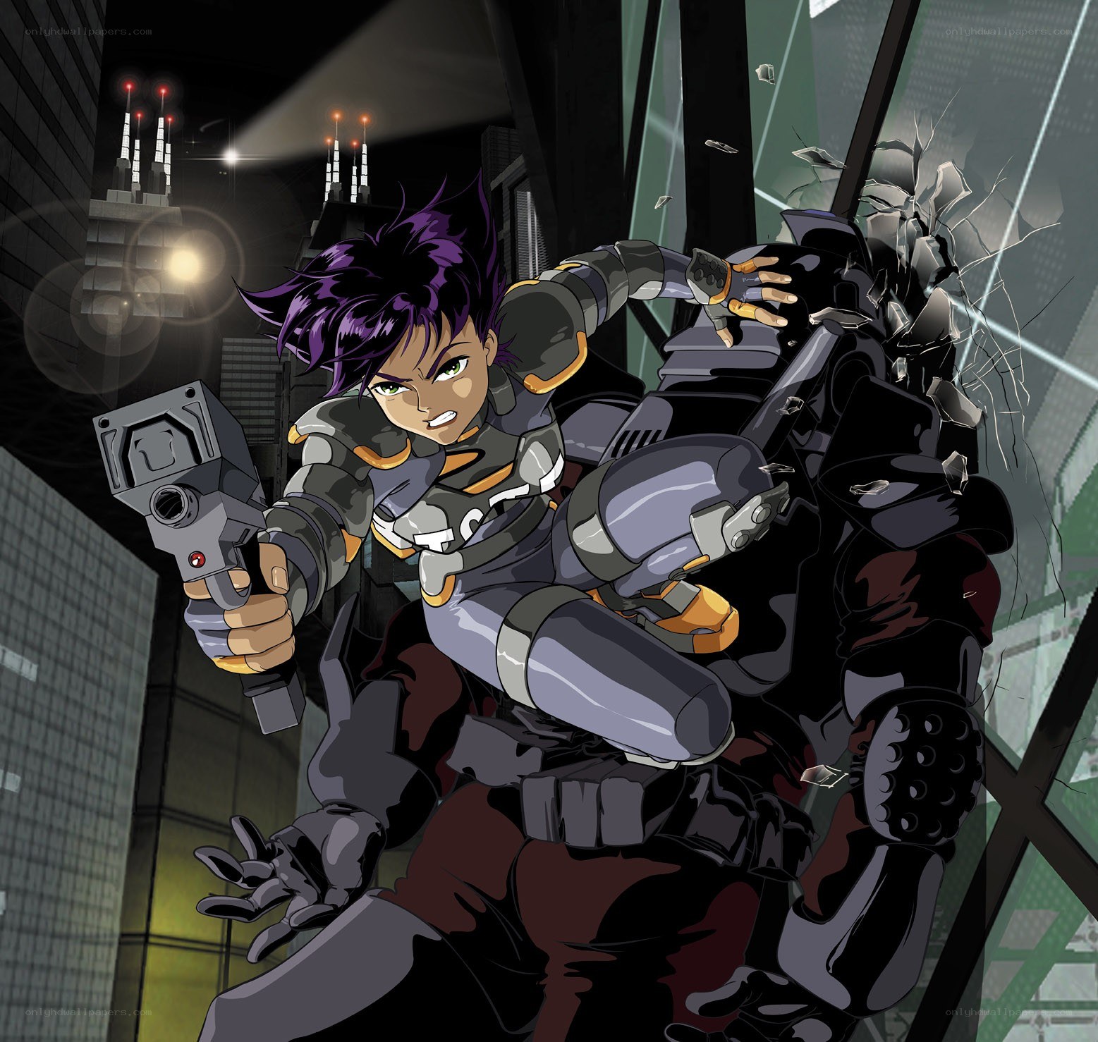 anime character in combat