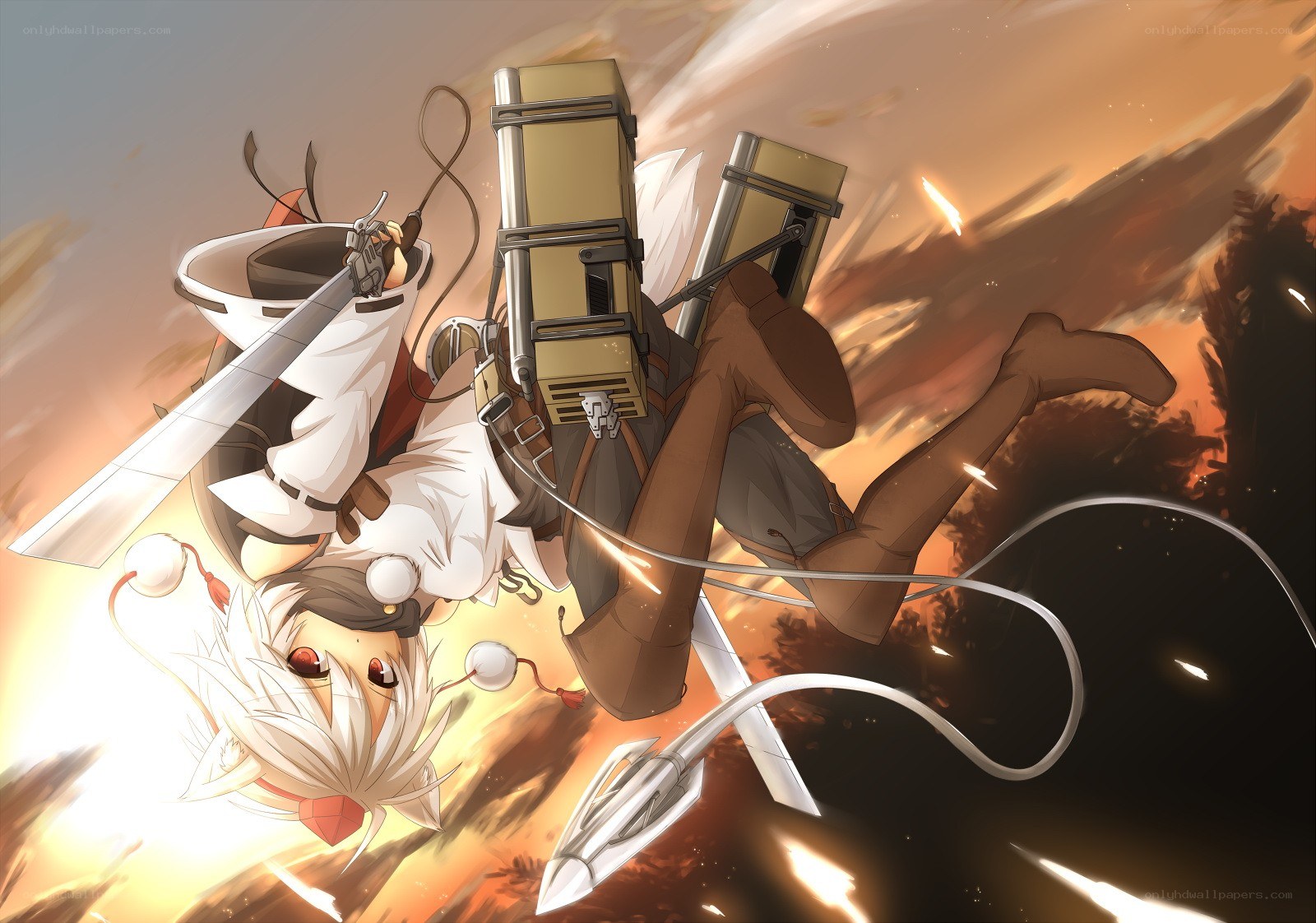 anime character in combat