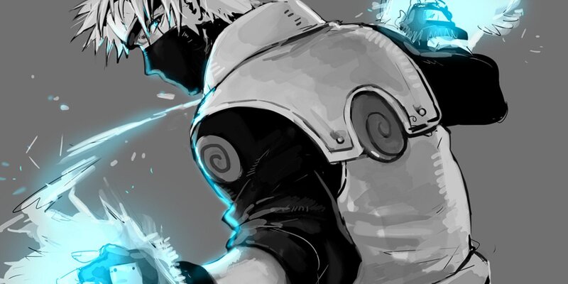 Anime Character in Combat — Gray