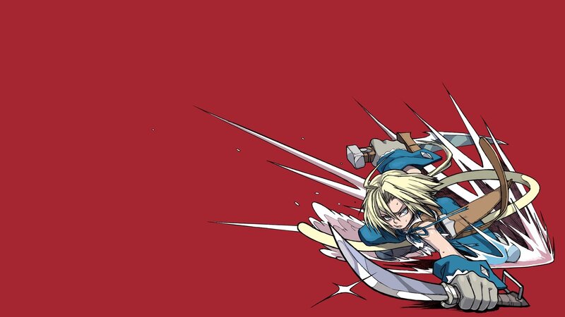 anime character in combat pose
