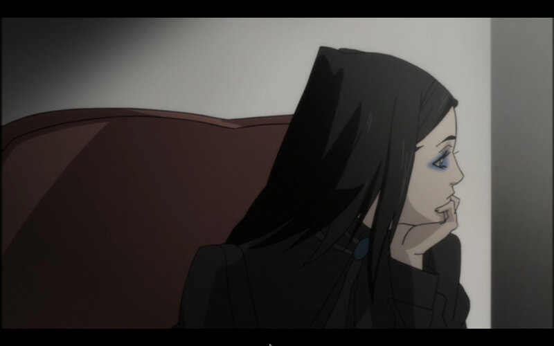 anime character in contemplation