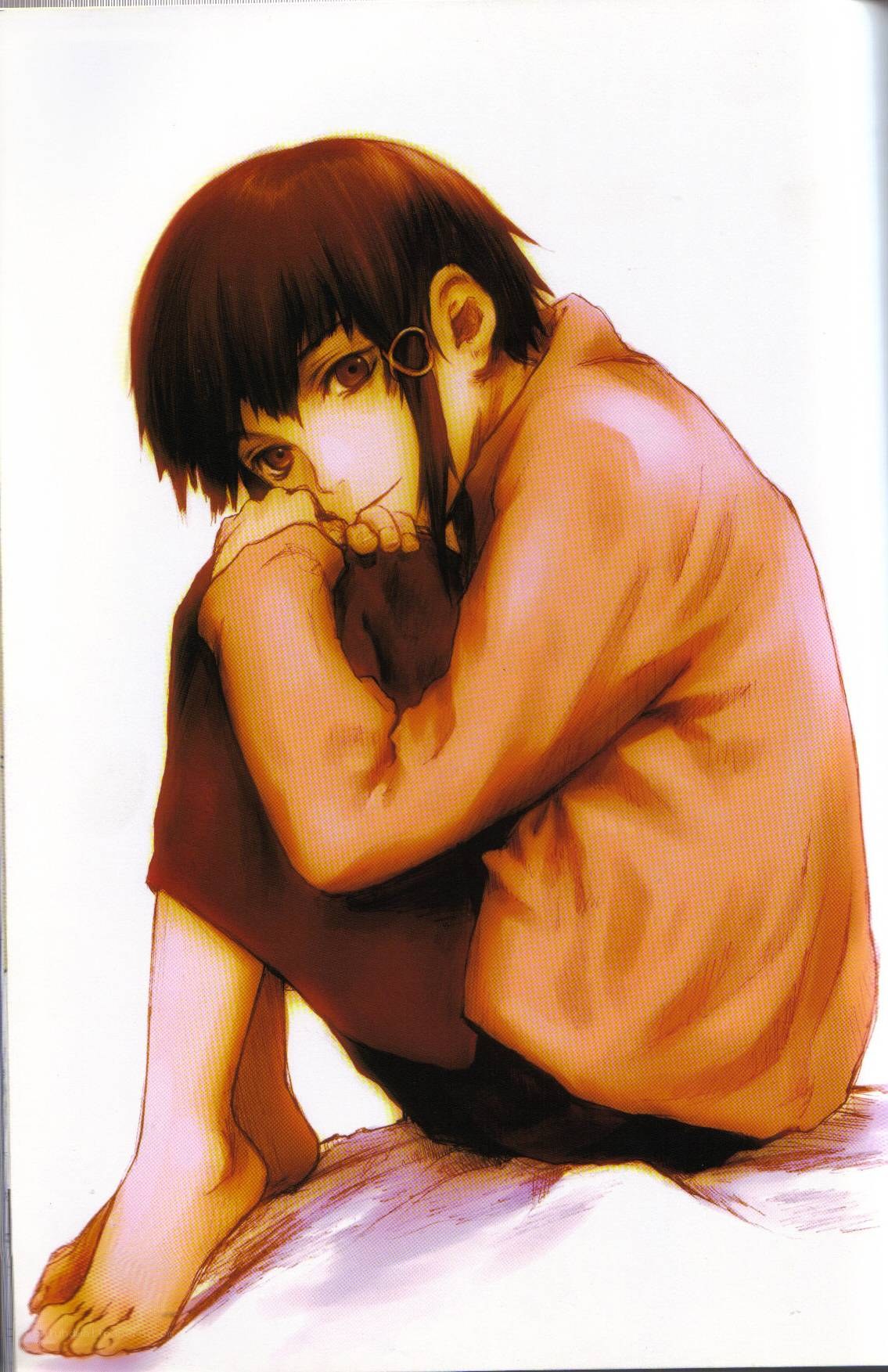 anime character in contemplative pose