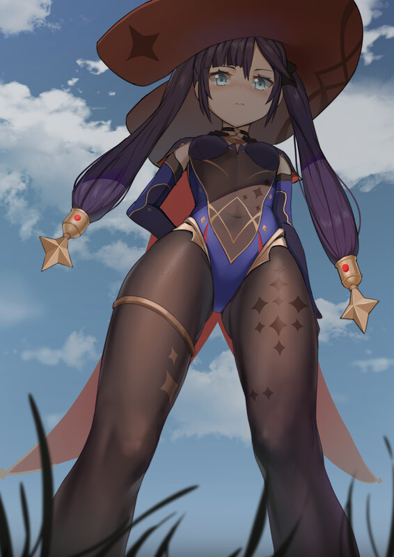 Anime Character in Costume — Blue
