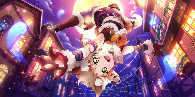 Anime Character in Costume — Purple, Dramatic