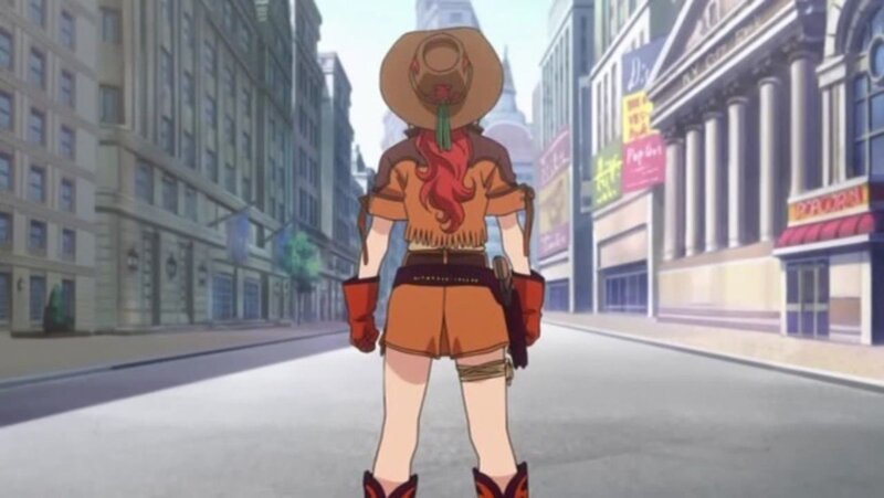 Anime Character in Cowboy Outfit — Brown