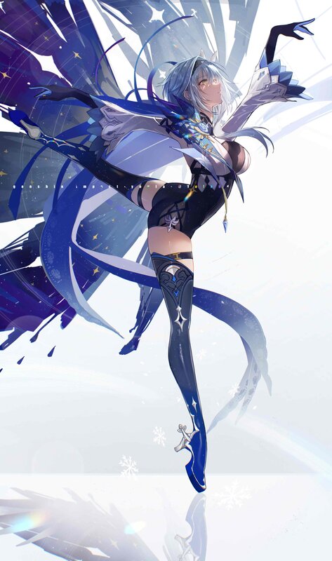 Anime Character in Dance Pose