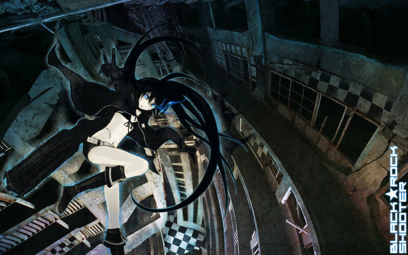 anime character in dark alley