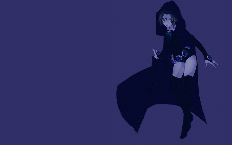 anime character in dark cloak