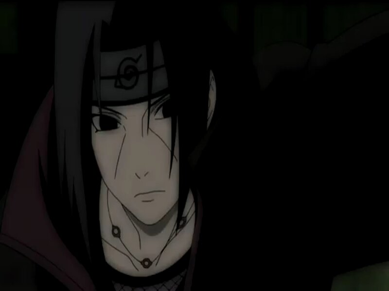 Anime Character in Dark Cloak — Black, Serious