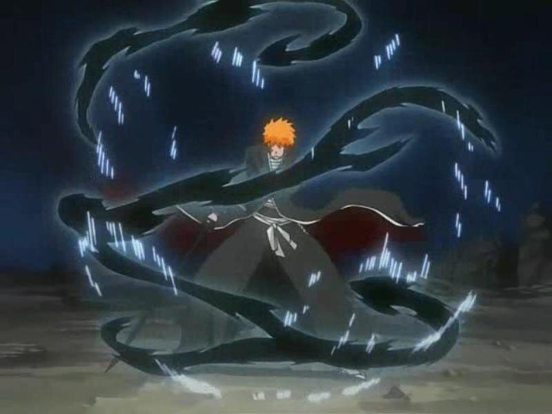 anime character in dark energy