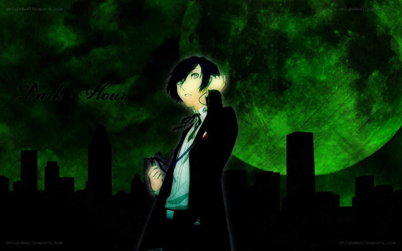anime character in dark hour