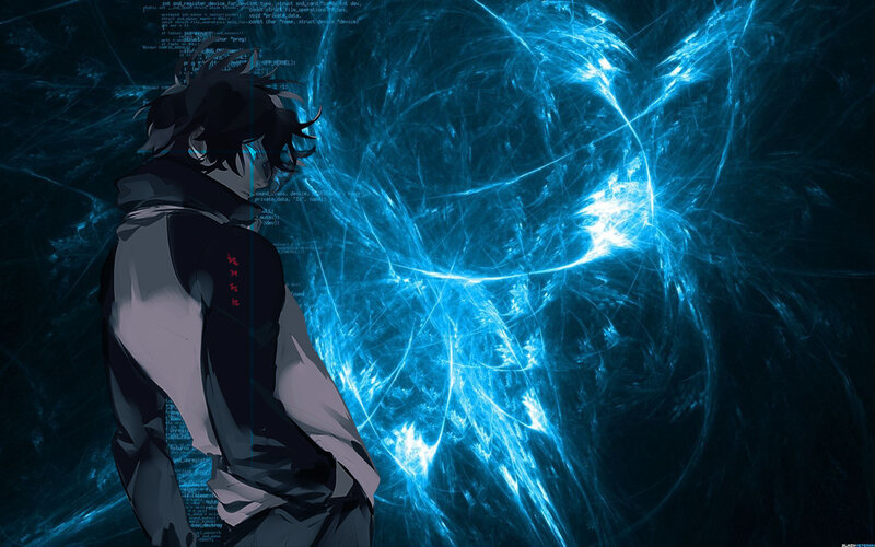 Anime Character in Dark Jacket
