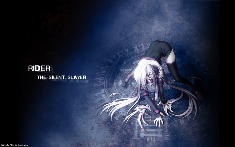 Anime Character in Dark Pose — Blue