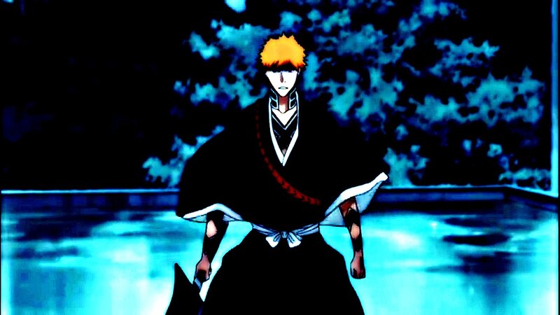anime character in dark robe