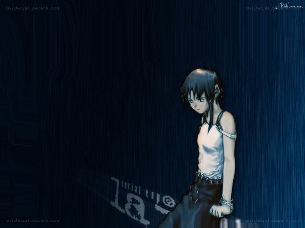 anime character in dark room