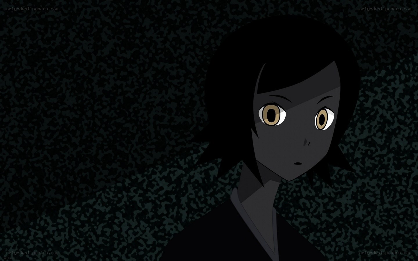 anime character in dark setting
