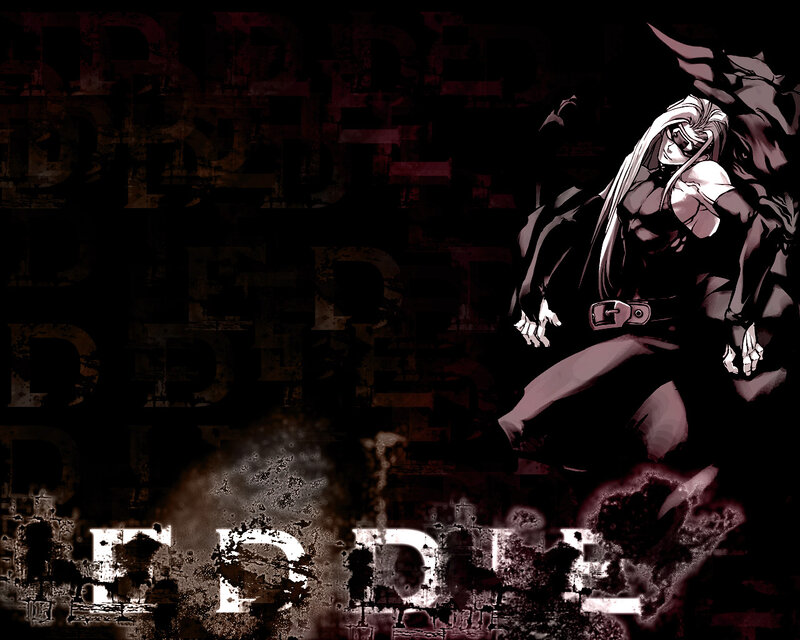anime character in dark setting