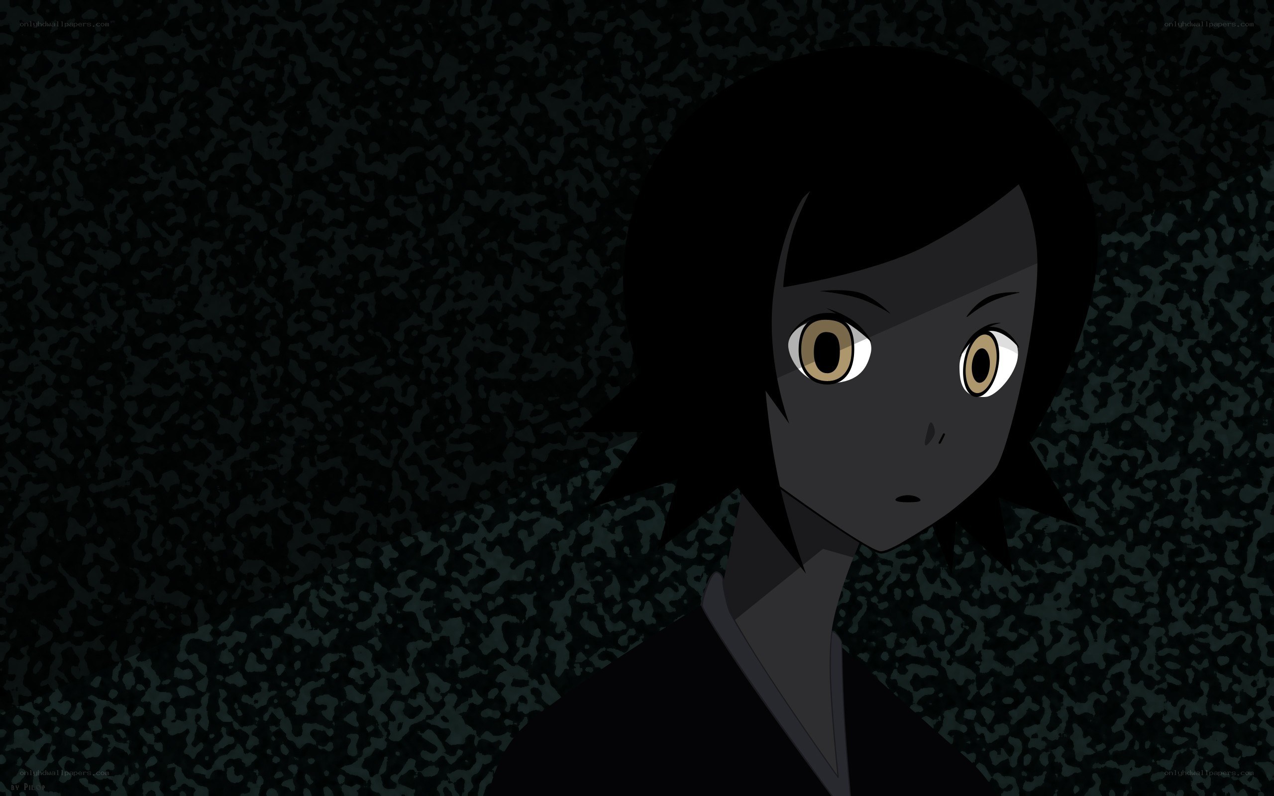 anime character in dark setting