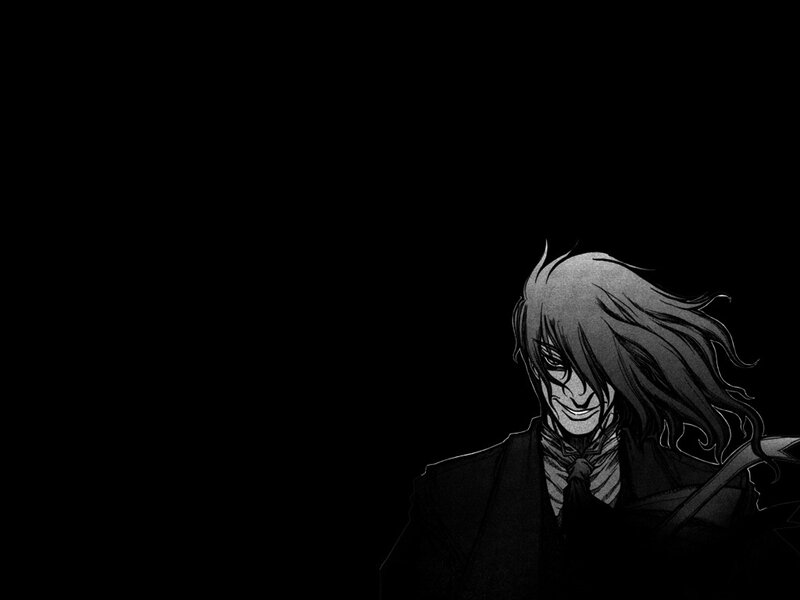 anime character in dark setting