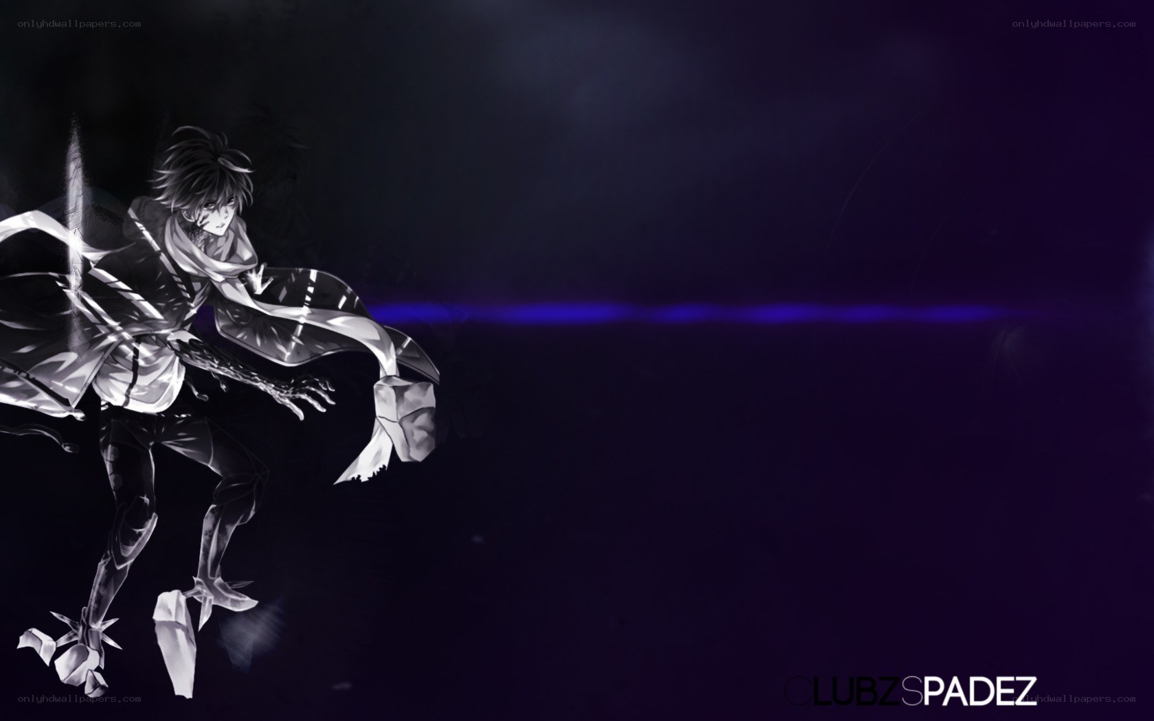 anime character in dark setting