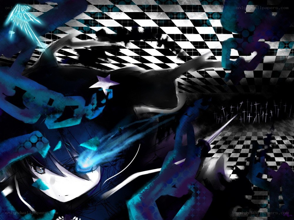 anime character in dark setting