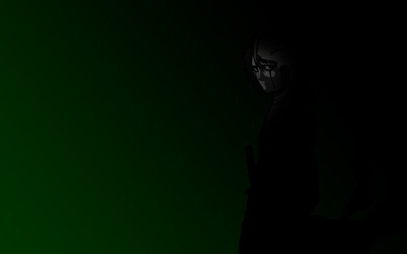 anime character in dark silhouette