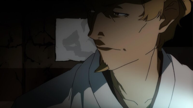 anime character in dim light