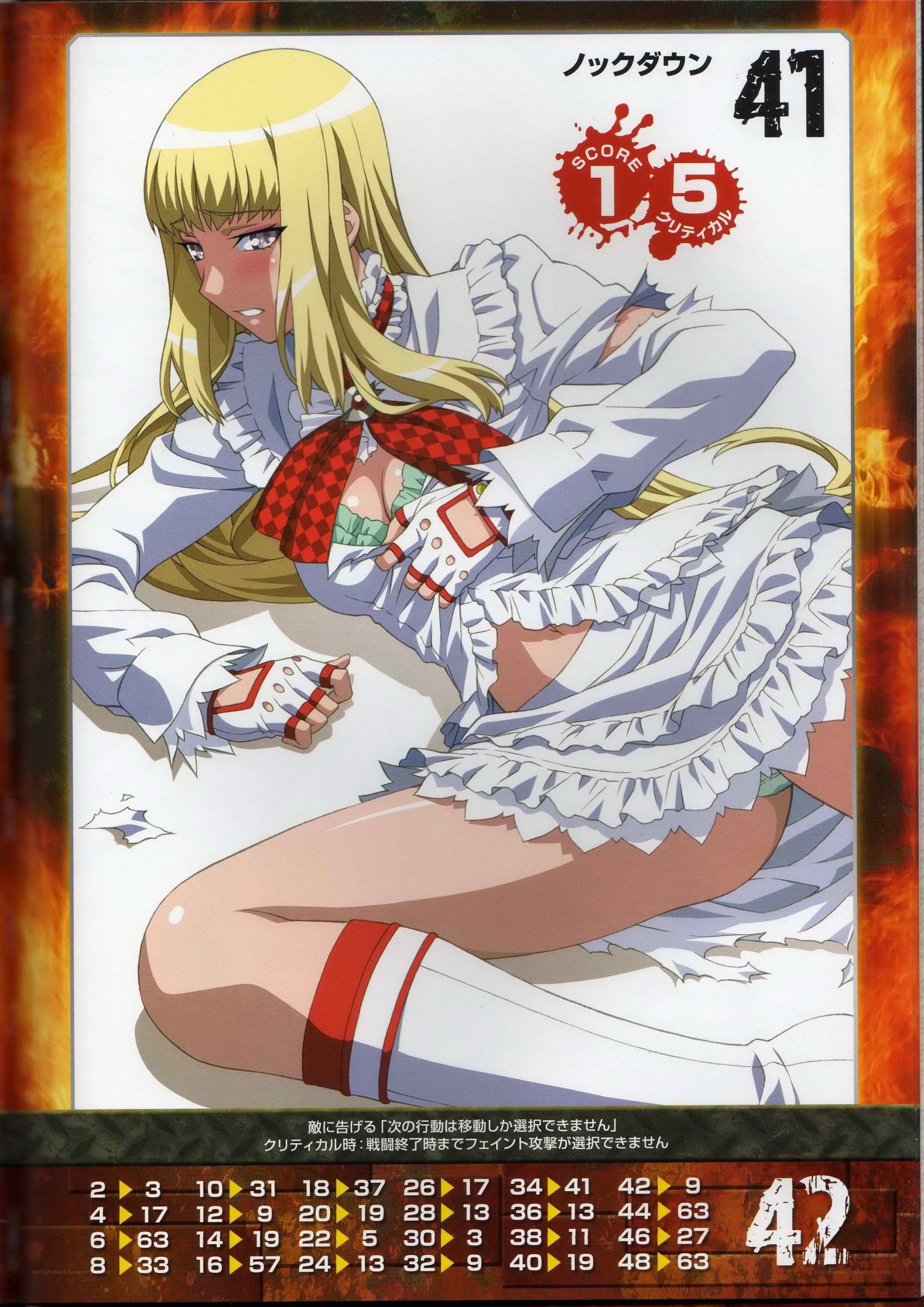 anime character in distress