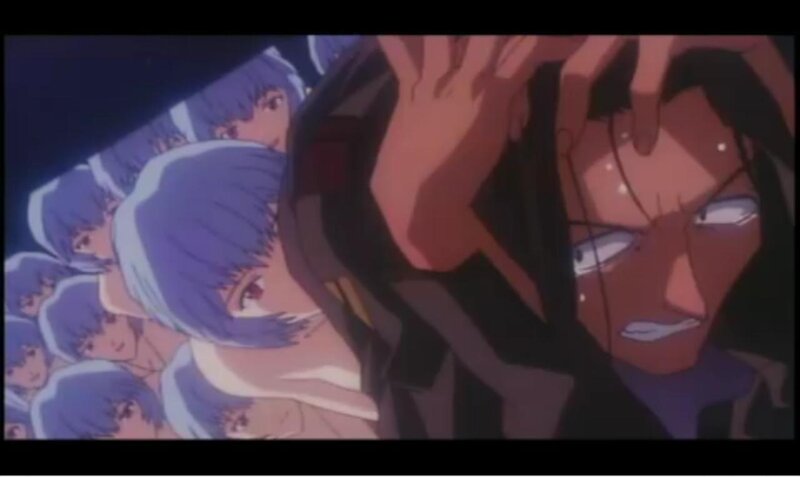 anime character in distress