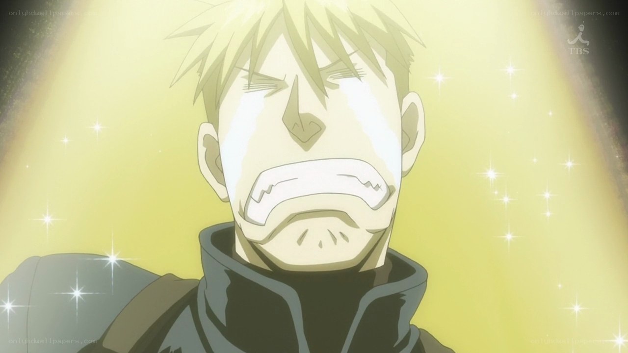 anime character in distress