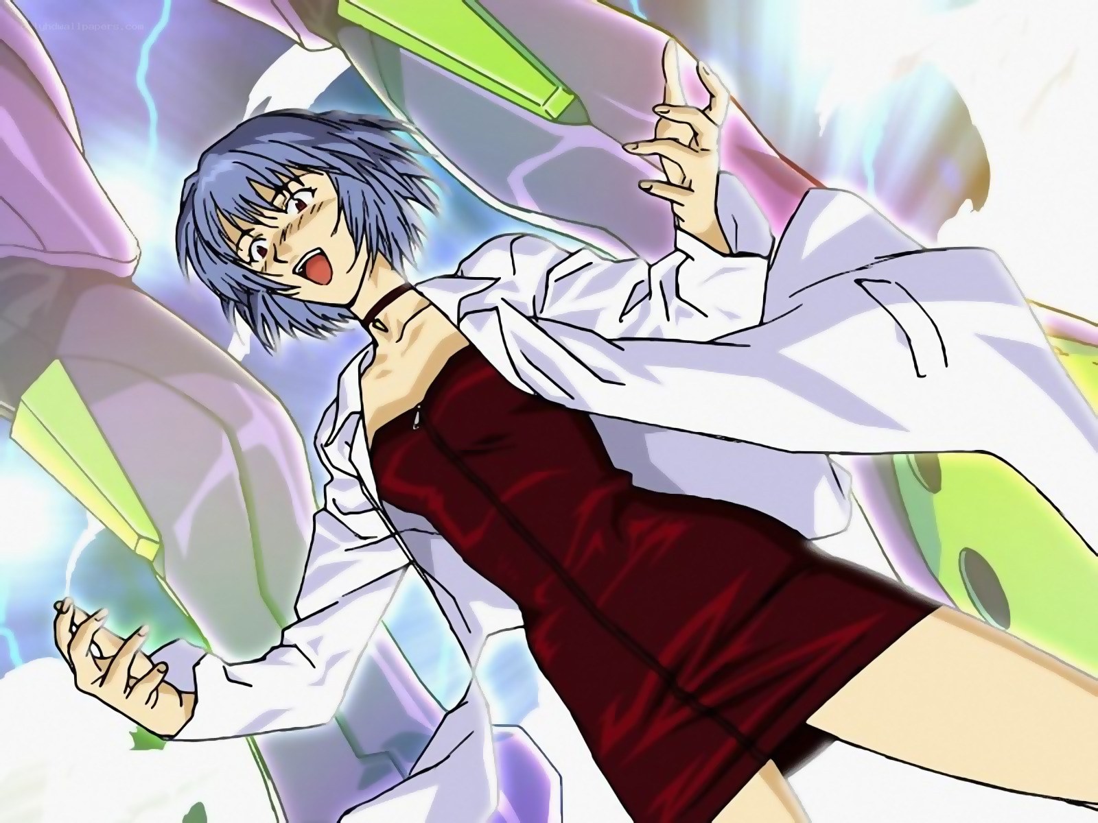 Anime character in distress