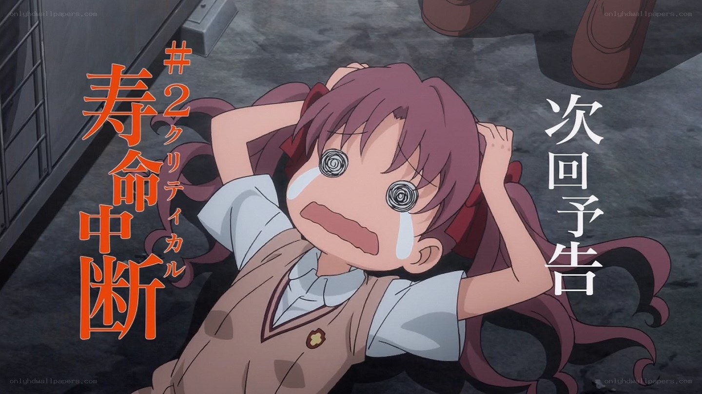 Anime character in distress