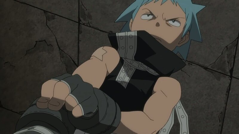 anime character in distress