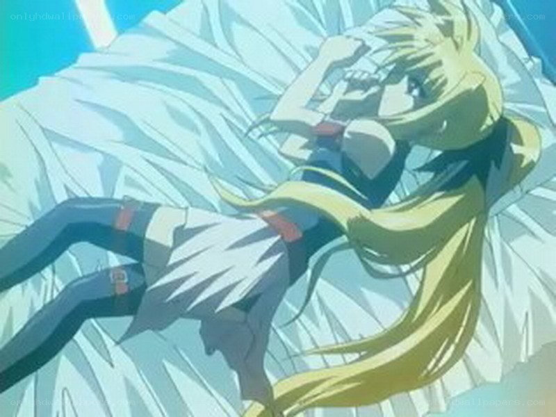 anime character in distress